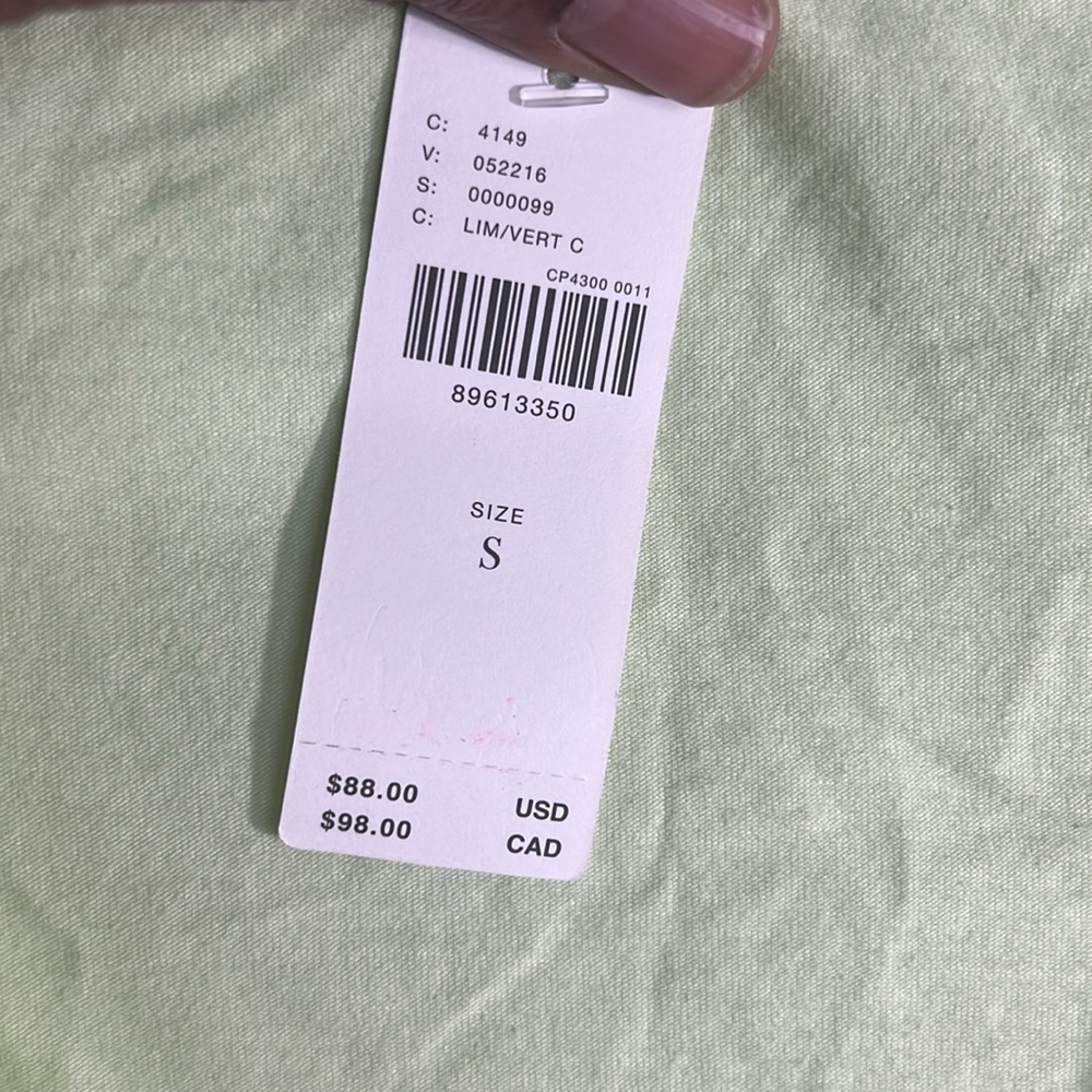 Anthropologie women’s mini dress Daily Practice V-Neck cotton NWT summer vacay - Picture 9 of 16